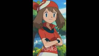 Anime vs Fanart - Haruka/May #anime #may #Pokemon #haruka