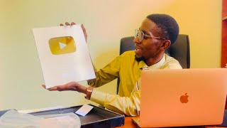 YOUTUBE SILVER PLAY BUTTON UNBOXING