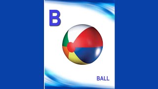 B for ball| let's play with colours (Ball 🏀)  | little learners | kids education  | coloring