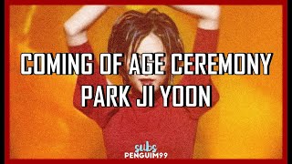 [K-Pop] Park Ji Yoon (박지윤) - Coming of Age Ceremony (PT-BR)