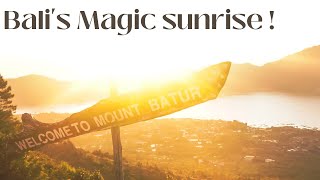 Bali's Magic at Mt Batur - Sunrise Trekking | 4K