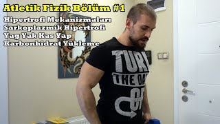 Maksimum Gelişim, Sarkoplazmik Hipertrofi, Off Günde Yağ Yak/Kas Yap | Atletik Fizik VLOG #1