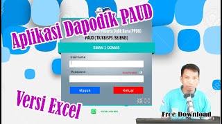 Aplikasi PPDB PAUD Versi Dapodik....Excel V2