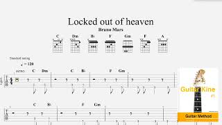 Locked out of heaven -  Bruno Mars - Guitar Lesson