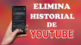 Como borrar el historial de Youtube 2024  (DESDE EL CELULAR) ✅