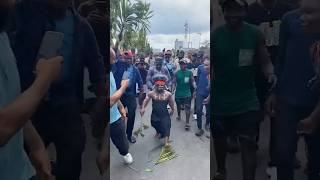 Protest Day6: Fearless Native Doctor joins crowd for the Protest in Lagos #shorts #shortsfeed #naija