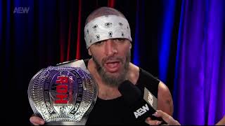 Mark Briscoe (saying Ok i hurt u) AEW Dynamite Oct.08,2024