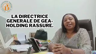 GIGA SMART CITY : ACHATS DE TERRAINS : LA DIRECTRICE GENERALE DE GEA-HOLDING RASSURE LA DIASPORA.