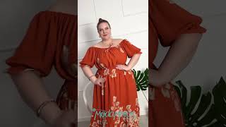 Vestido Longo Plus Size Ciganinha Estampado.