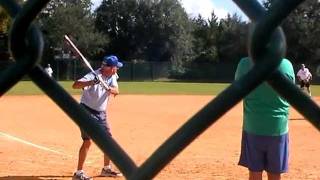 Dad playing softball (November 2011)