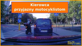 Kierowca przyjazny motocyklistom...?