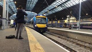 *NEW LIVERY* Scotrail Class 170407 departing Glasgow Queen Street.