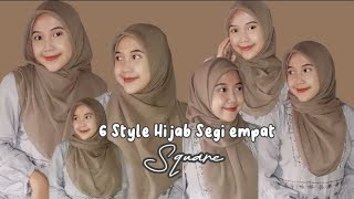 Tutorial Hijab Segiempat || Square Lebaran