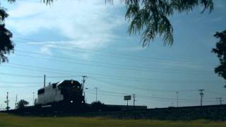 KCS 7024 sd50 "Scorpion train" at Plano, Tx. 07/28/2011 ©