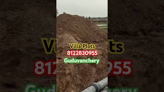 Approved villa plots for sale at Guduvanchery Township Gated community © Aminities For details call®