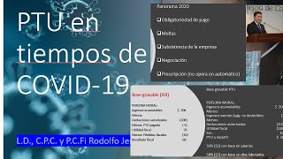 Determinación, consideraciones y aspectos LISR 2020