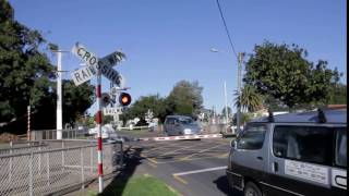 Car  Ignores Railway Bells Lights and Barriers