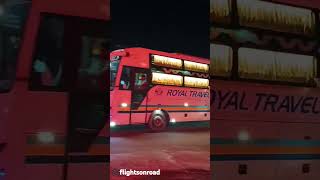 Night View of Private Buses at OMR Chennai😍 #shorts #omnibus #acsleeper #buslovers #keralabus #ideas