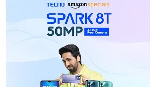 Techno Spark 8T 4G budget phone @ ₹8,999 | Helio G35 | 4GB/64GB | 50MP | 6.6" FHD+ | #technospark8t