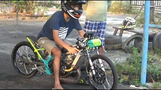 JENDRA PEKING SETING DRAK BIKE NINJA KNLPOT KIDAL STREET RACING