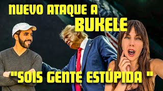 ¡TRUMP VUELVE A ATACAR A BUKELE! ¿TIENE INFILTRADOS DEMÓCRATAS?