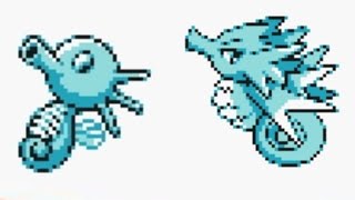 Horsea Seadra evol Evolucion Evolution gbc yellow amarillo ending Games cubone dragonair nes evolves