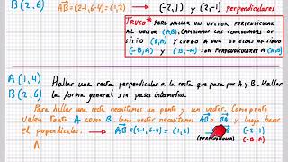 Problemas básicos de rectas, puntos de corte, paralelismo...