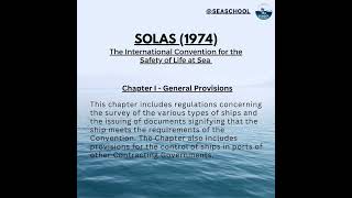 1. SOLAS #solas #shipping #gascarrier #safetyfirst #safetytips  #tanker #sea #seafarer #mmdexams