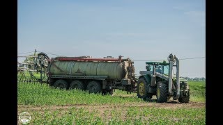 Gülle ausbringen//John Deere 8360R, Annaburger HTS, New Holland T7070/Dienstleistung Neulewin