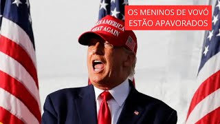 TRUMP VOLTA AO PODER E OS MENINOS DE VOVÓ ESTÃO APAVORADO AO REDOR DO MUNDO