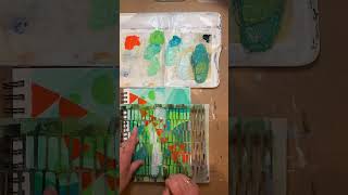 Creating Harmony and Dissonance with Color #artprocessvideo #painting #colortheory