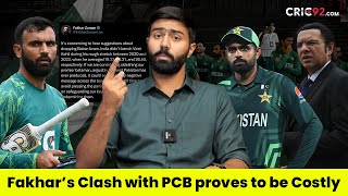 Fakhar Zaman Likely To Be Dropped from Pakistan Squad Without Any Reason | Cric92 | Vlog 80