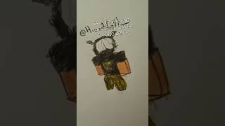 my #artforhixxdibott_  drawing of his avatar