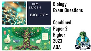 Biology Combined Paper 2 Higher 2023 AQA questions