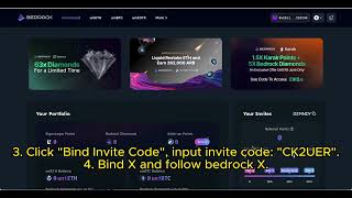 Bedrock airdrop, invite code:CK2UER