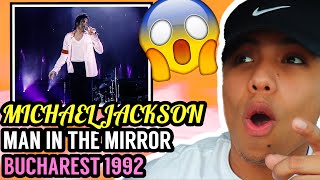 SO EMOTIONAL! - MICHAEL JACKSON MAN IN THE MIRROR DANGEROUS TOUR 1992 (LIVE IN BUCHAREST) REACTION