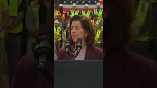 Gina Raimondo gushes over "the fabulous and effective President Biden" #ytshorts #youtubeshorts