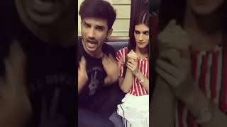 Maine Kabhi ni kiya aise phele😉l Kriti and Sushant l Cute 😍 moment