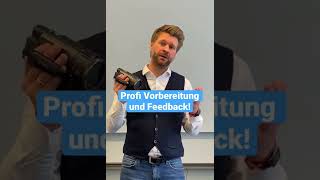 Du stehst vor einem wichtigen Vortrag oder ähnlichem? Hol Dir Videofeedback! Hilft garantiert!