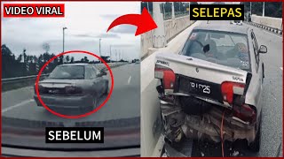 ERTIGA LAJU BERDESUP HANT4M WIRA,KEJADIAN SEBELUM SUSUR KELUAR TEMERLOH.