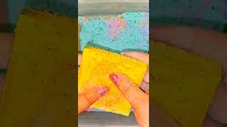 Rainbow colored CS crunchies #satisfying #pleasesubscribe