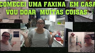 COMECEI A FAXINA DE 2024 E VOU DOAR MUITAS COISAS.