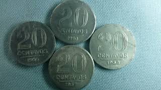 EM ALUMINIO. 1956, 1957, 1958 e 1960. #foryou @numismaticajosevians