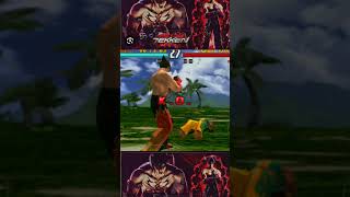 jin Kazama combo & moves Tekken3 #shorts #tekken3