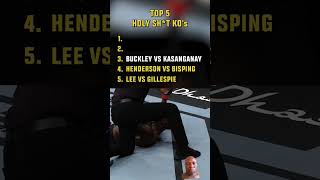 TOP 5 HOLY SH*T KO's IN THE UFC... Unbelievably brutal... wow!!!