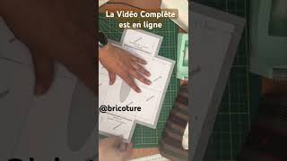 Extrait de la vidéo tuto pour faire une housse de boîte à mouchoirs avec doublure