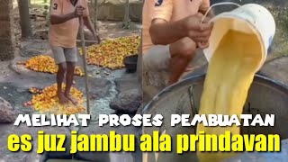 proses pembuatan jus jambu mede ala India