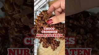 CHOCO-CROSSIES🍫- 2 ZUTATEN #snack #chococrossies #schnellerezepte #amba3 #wenigzutaten #snackidee