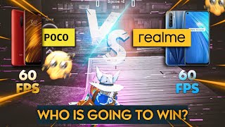 60 Fps Android vs 60 Fps Android AKM Only Tdm Challenge❗️POCO F1 vs REALME 6 BGMI 🇮🇳 BERLIN GAMING