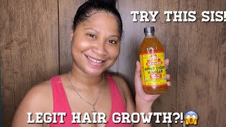 Apple Cider Vinegar For Hair Growth?!